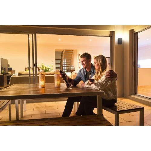 LEDVANCE Wifi SMART+ Outdoor Curve LED Wandleuchte RGBW mehrfarbig 9W hellgrau