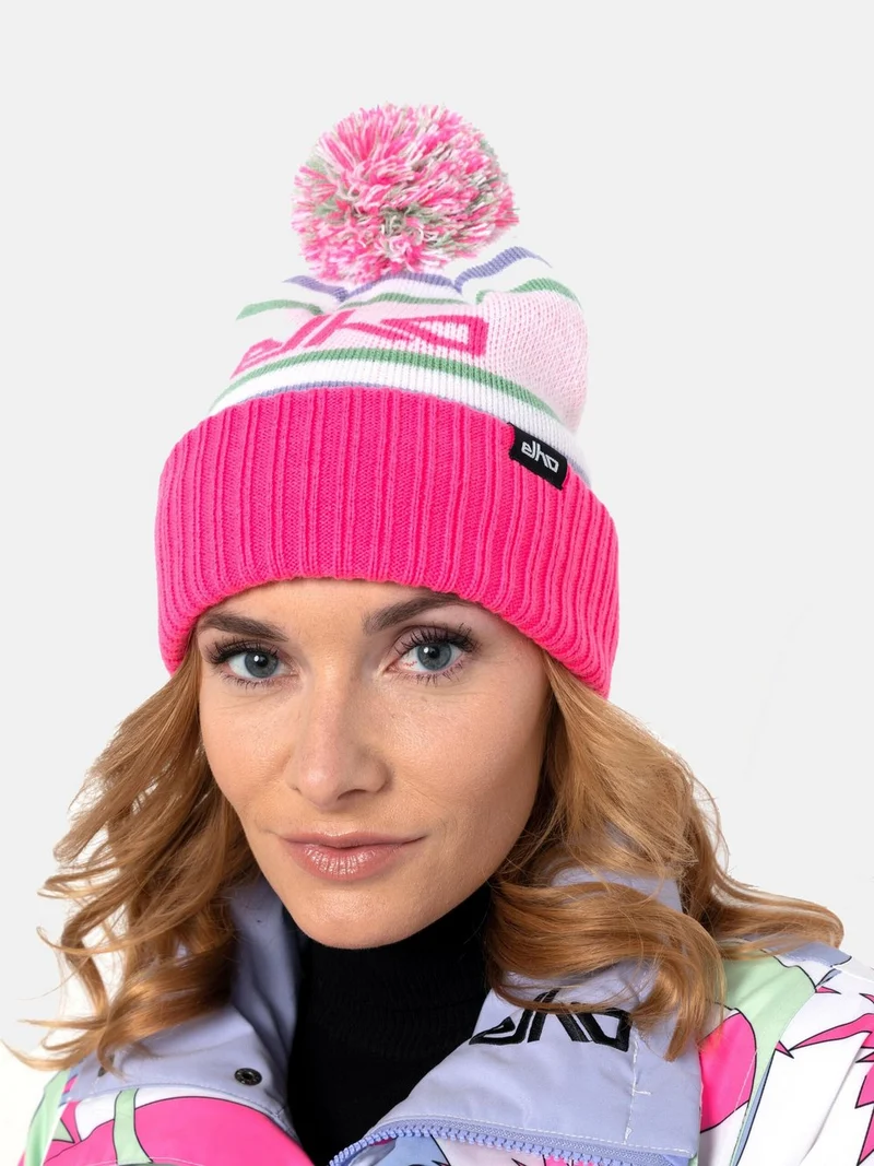 Elho Beanie Damen gestreift