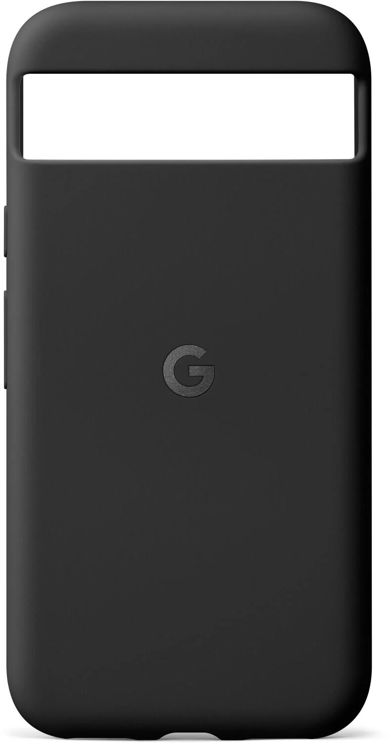 Google Pixel 8a Silikon Case, Obsidian