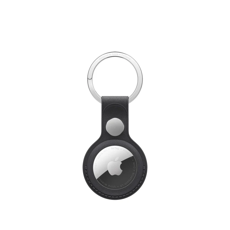 Apple AirTag Schlüsselanhänger aus Feingewebe (schwarz)