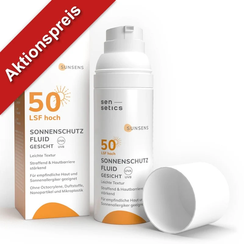sensetics sunsens Sonnenschutz Fluid