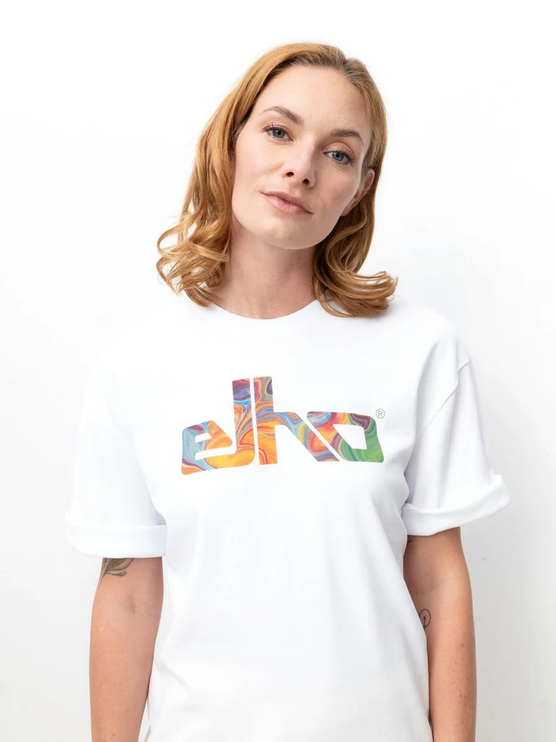 Elho T-Shirt Damen Baumwolle bedruckt