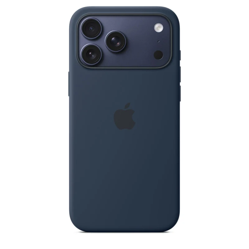 Apple Silikon Case iPhone 17 Pro Max mit MagSafe (Mitternacht)