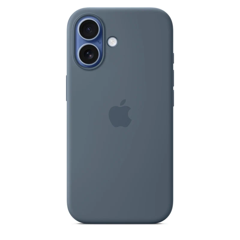 Apple Silikon Case iPhone 17 mit MagSafe (Maritimblau)