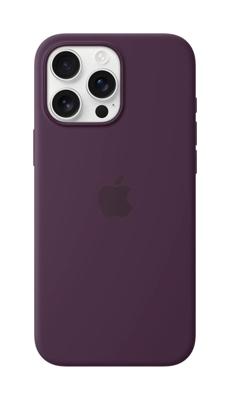 Apple Silikon Case iPhone 16 Pro Max mit MagSafe (pflaume)