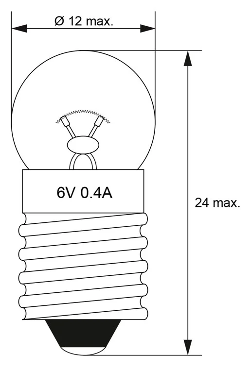 Taschenlampen-Kugel, 2,35 W