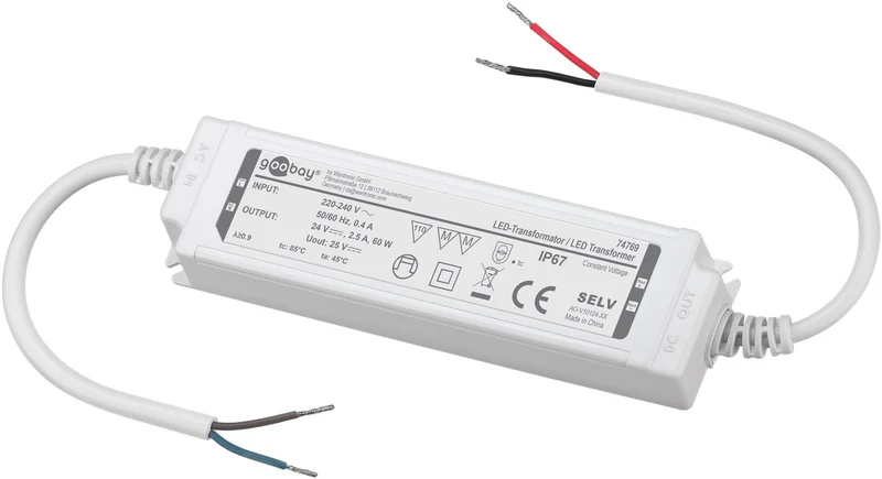 LED-Trafo 24 V (DC), 60 W, IP67