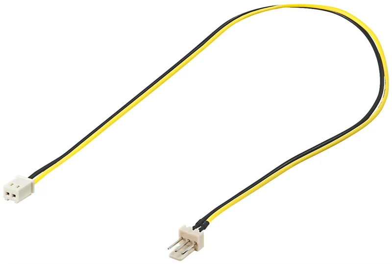 PC Lüfter-Stromkabel, Verlängerung 3-Pin zu 2-Pin