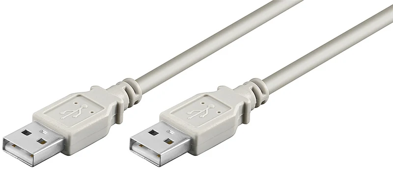 USB-A-Kabel, 1,8 m, grau