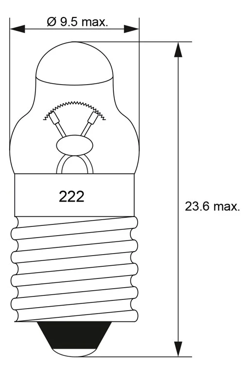 Taschenlampen-Spitzlinse, 1,55 W