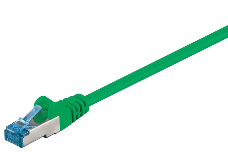 CAT 6A Patchkabel, S/FTP (PiMF), grün