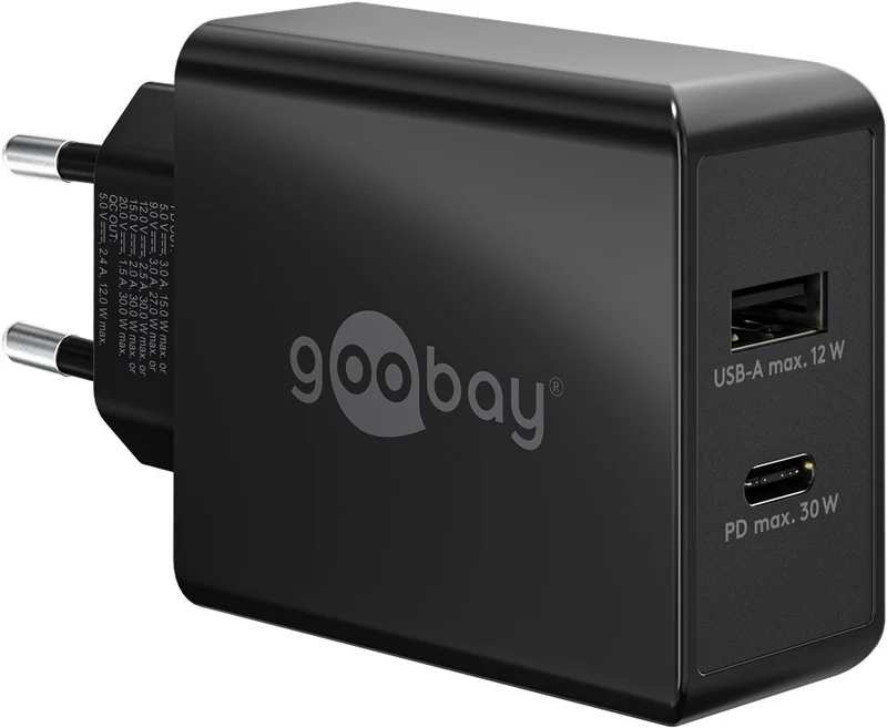 Twin Power Set 2x USB-C™-Ladegeräte (30 W), 2x USB-C™-Kabel
