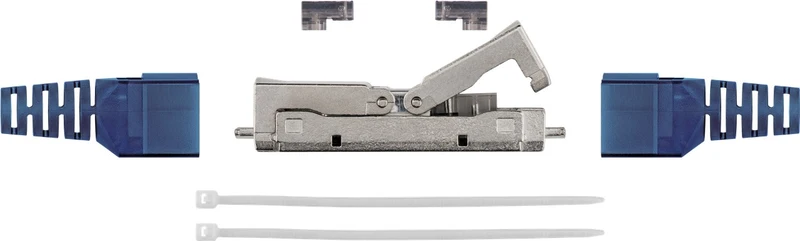 Werkzeugloser Kabelverbinder "Slim" CAT 6A, STP geschirmt