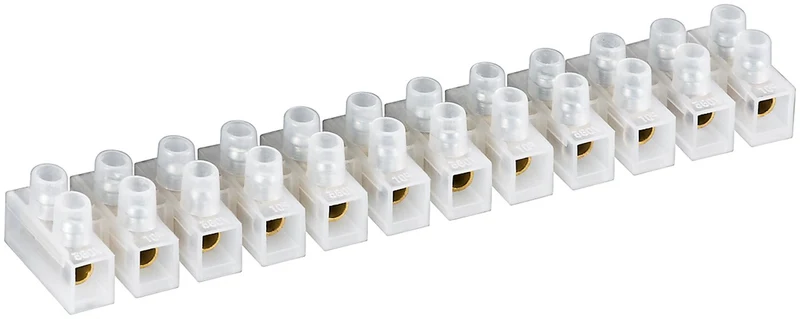 Lüsterklemme, 10 A, transparent