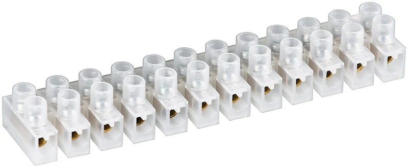 Lüsterklemme, 3 A, transparent