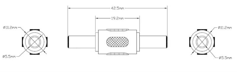 DC-Stecker (5,50 x 2,10 mm) - DC-Stecker (5,50 x 2,10 mm)
