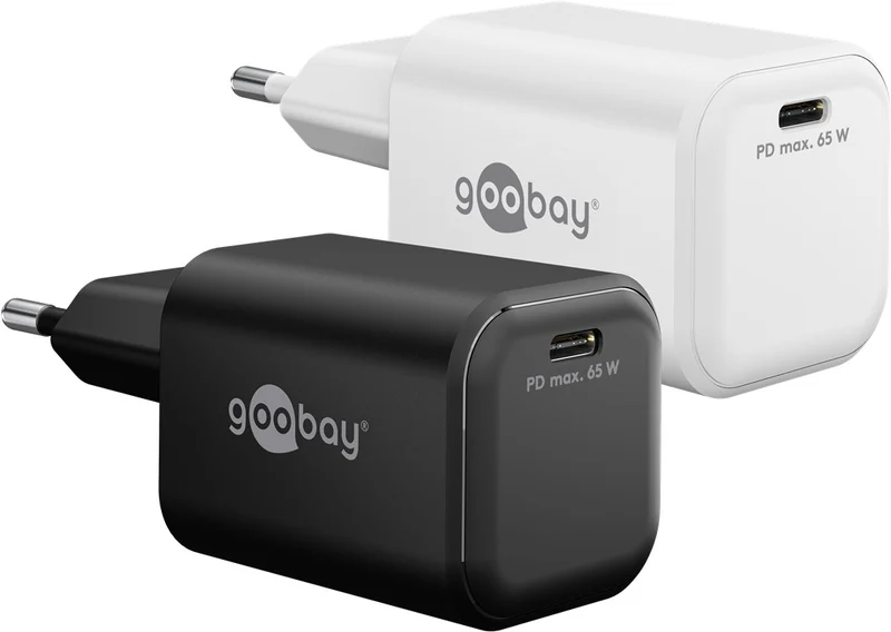 USB-C™ PD GaN Schnellladegerät Nano (65 W) schwarz