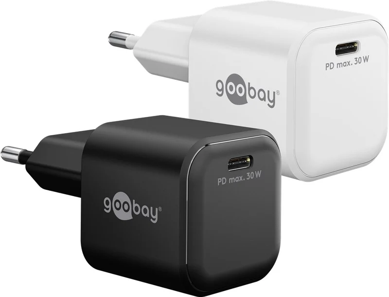 USB-C™ PD GaN Schnellladegerät Nano (30 W) schwarz