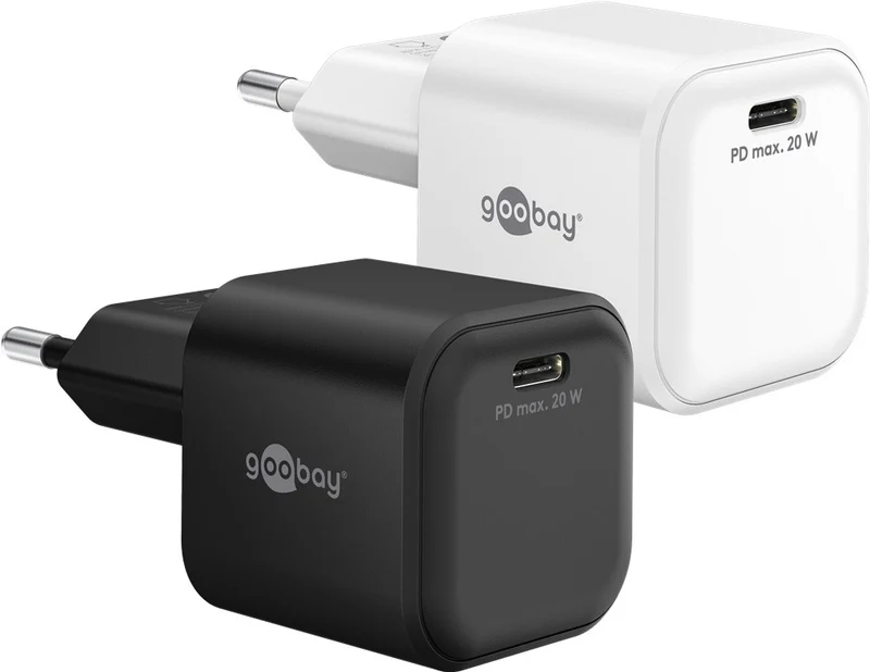 USB-C™ PD GaN Schnellladegerät Nano (20 W) weiß