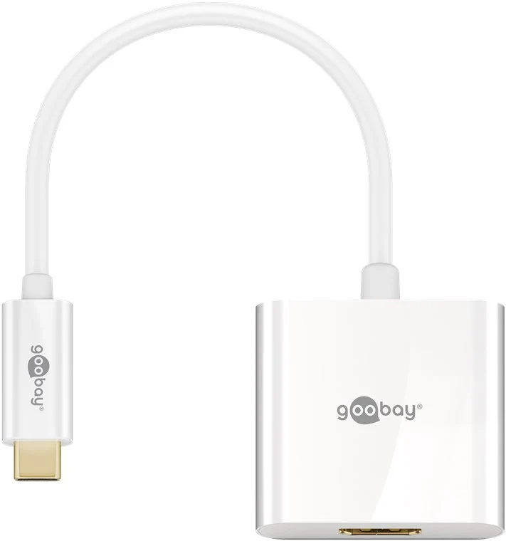 USB-C™-auf-HDMI™-Adapter, 0,2 m, weiß