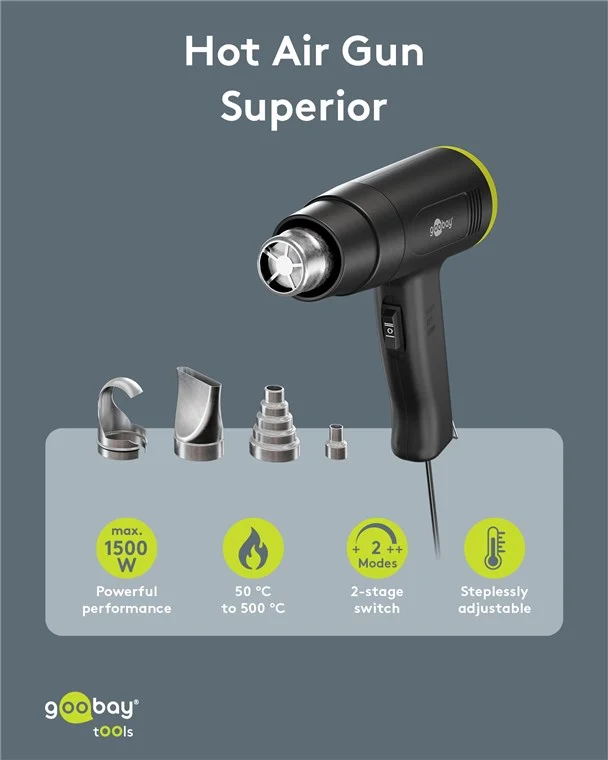 Heißluftpistole Superior, 1500 W