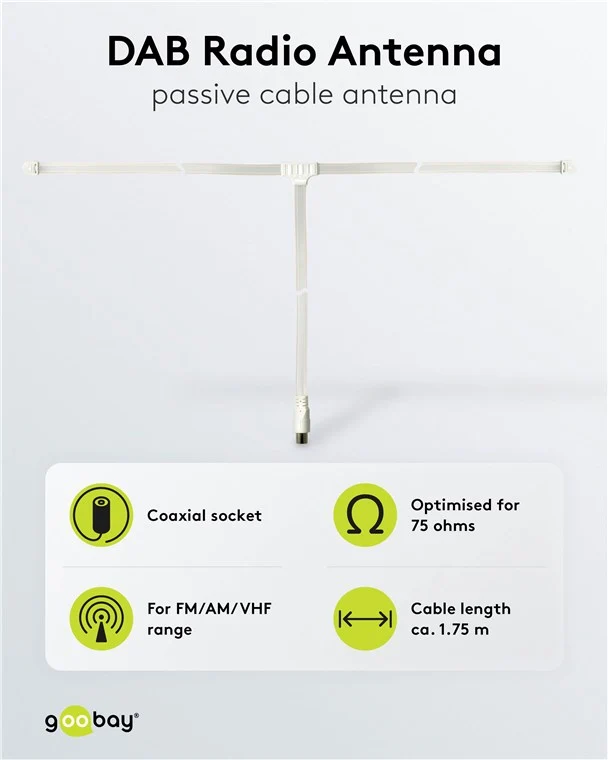 DAB/FM/AM/UKW Radio Antenne