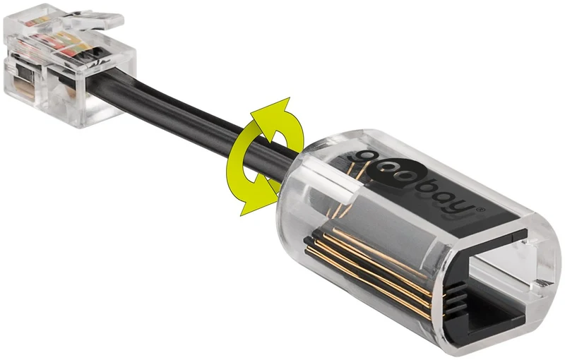 Telefonhörerkabel-Entwirrer (Anti-Twist-Adapter)