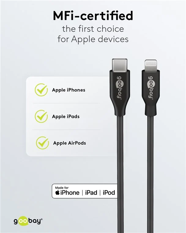 Dual-USB Auto-Schnellladeset Lightning (27 W)