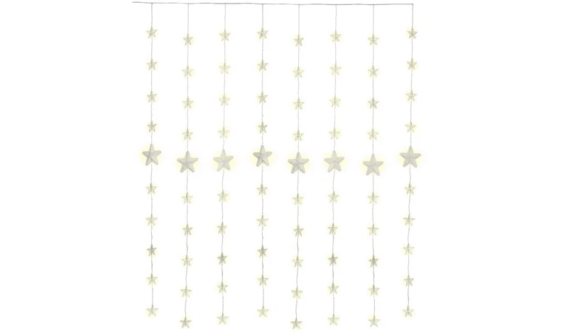 80er LED-Sternenvorhang