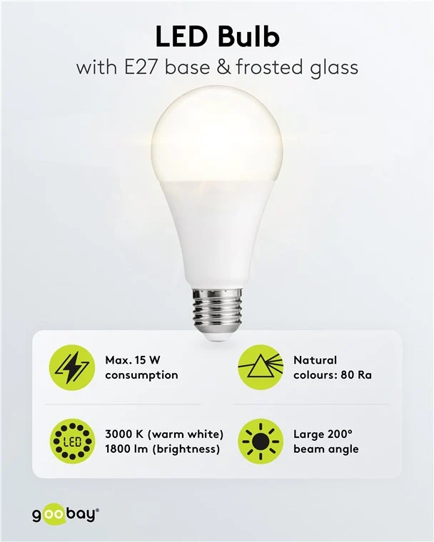 LED-Birne, 15 W