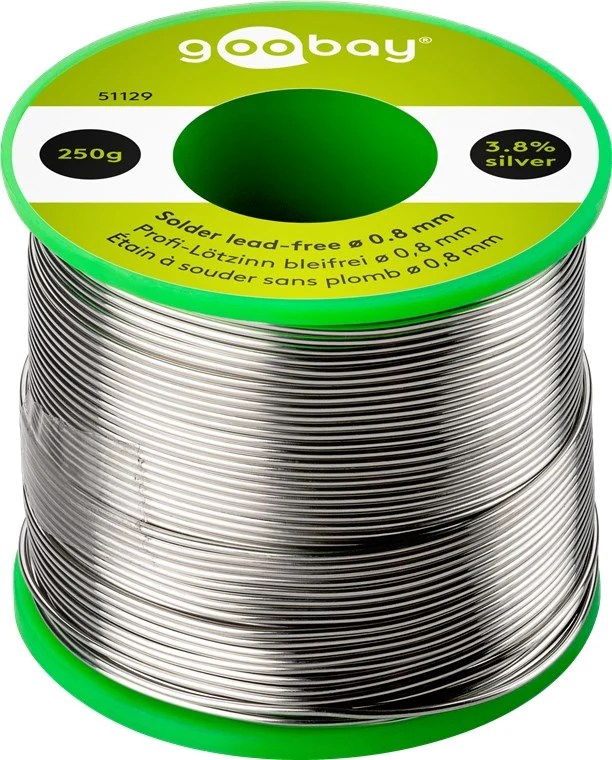 Profi-Lötzinn bleifrei, ø 0,8 mm, 250 g