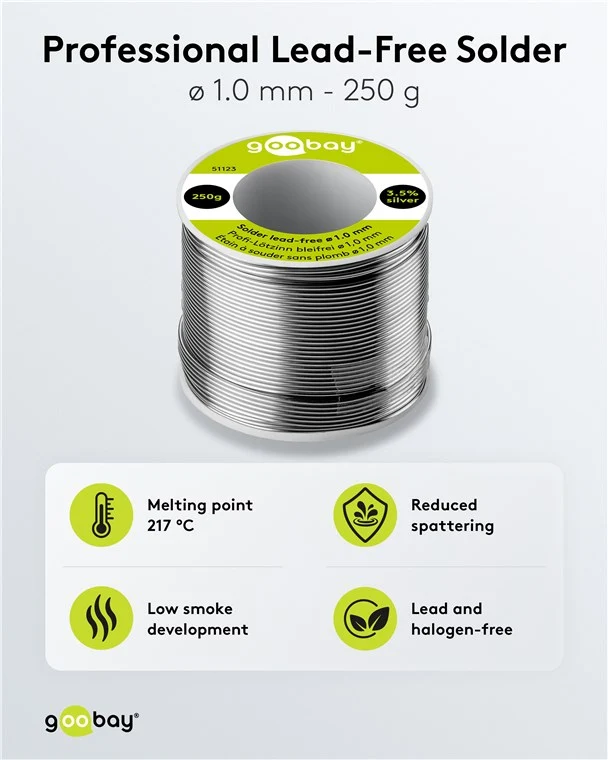 Profi-Lötzinn bleifrei, ø 1,0 mm, 250 g