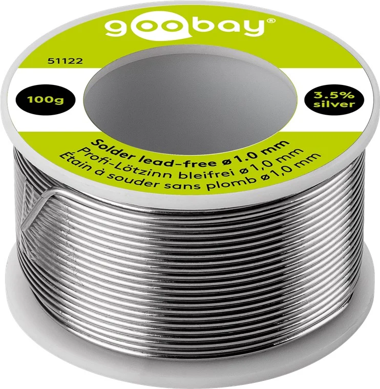 Profi-Lötzinn bleifrei, ø 1,0 mm, 100 g