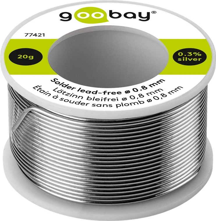 Lötzinn bleifrei, ø 0,8 mm, 20 g