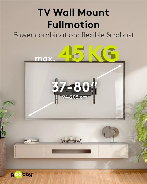 TV-Wandhalterung FULLMOTION (L)