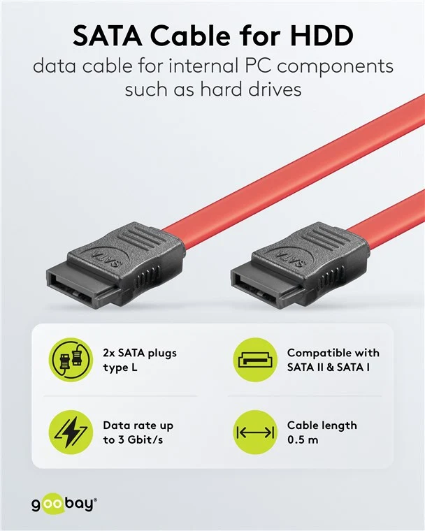 HDD S-ATA-Kabel 1,5 GBit/s/3 GBit/s