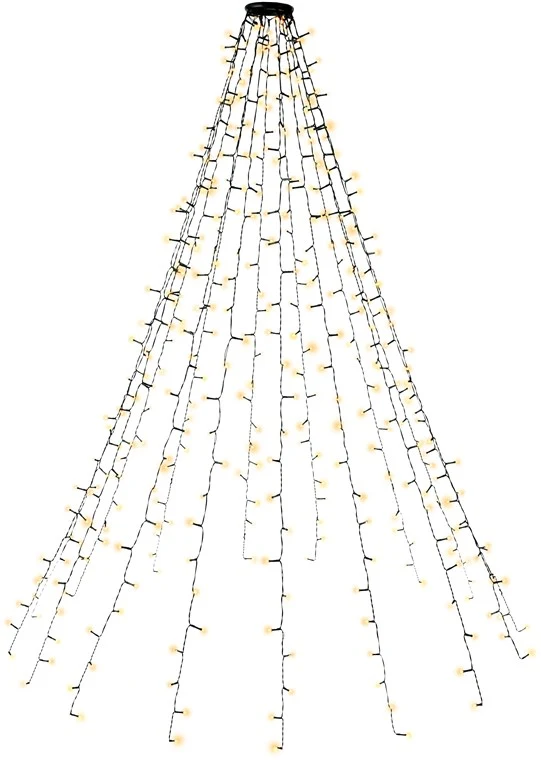 400 LED-Baummantel mit Ring