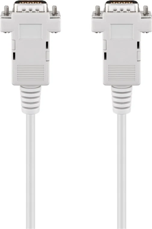 D-SUB 9 pin Anschlusskabel, Stecker/Stecker, seriell 1:1