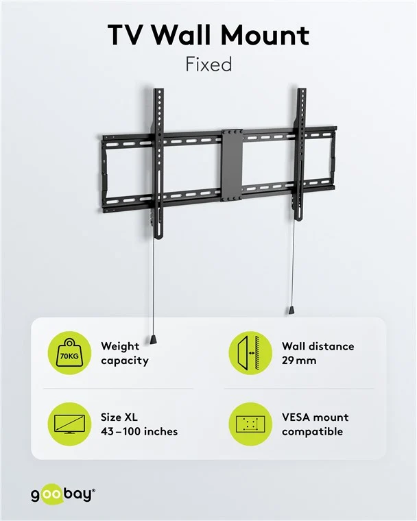 TV-Wandhalterung FIXED (XL)