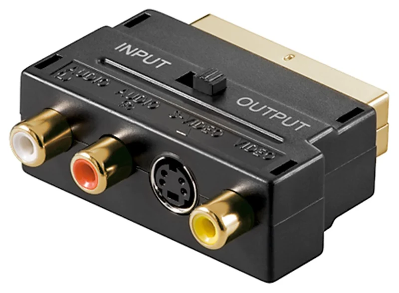 Scart Adapter (IN/OUT) vergoldet