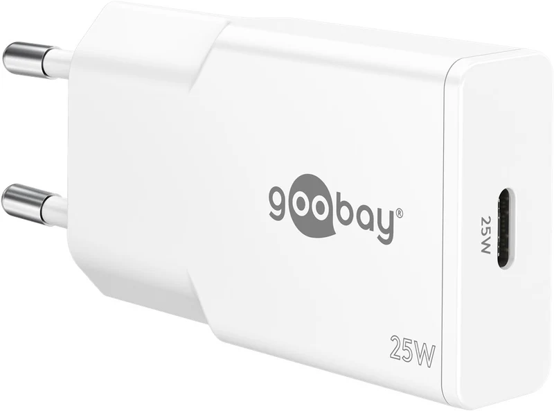 USB-C™ PD GaN Schnellladegerät Slim (25 W) weiß
