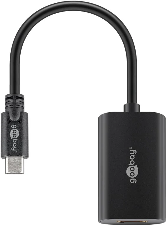 USB-C™-auf-HDMI™-Adapter, 0,2 m, schwarz