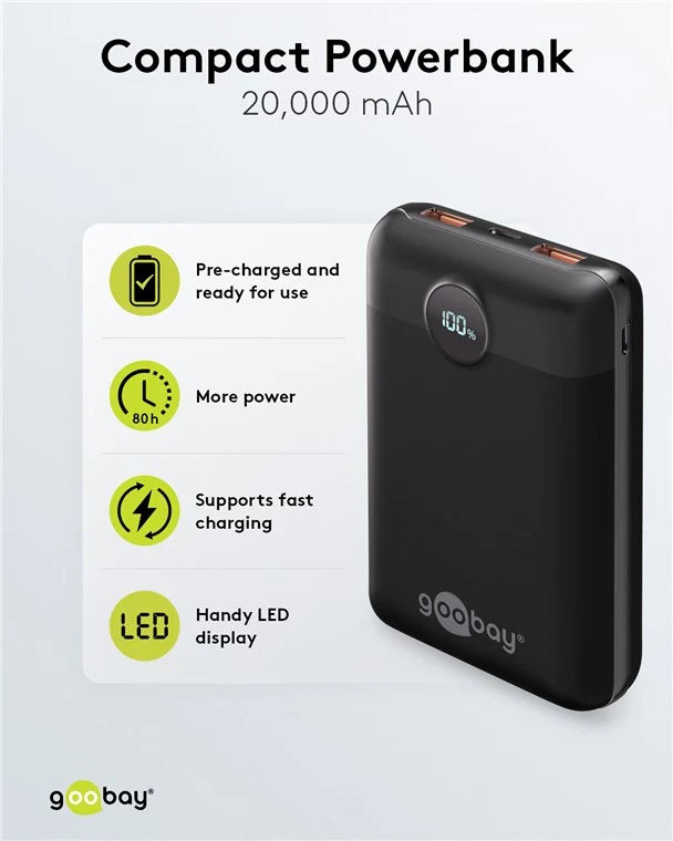 Powerbank 20.000 mAh