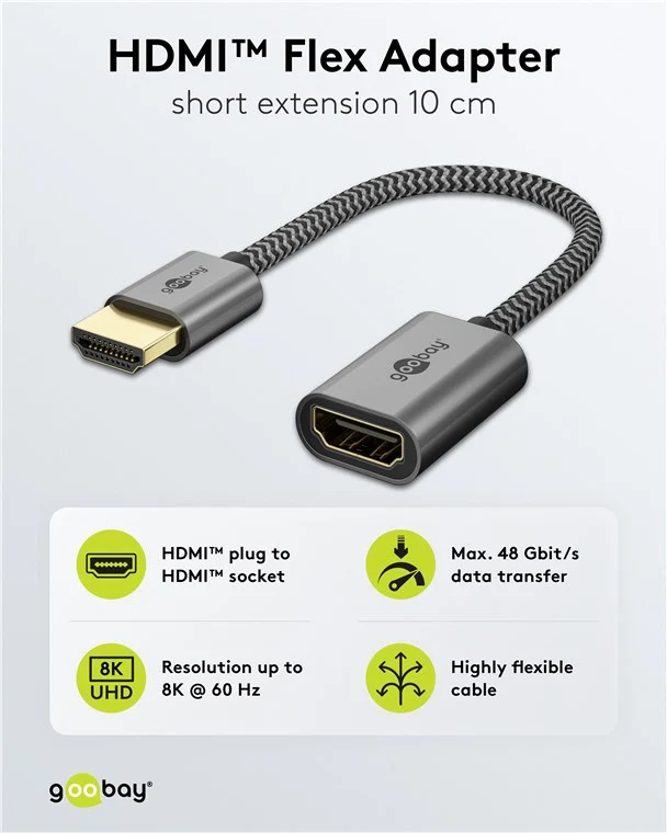 Ultra High-Speed HDMI™-Flexadapter