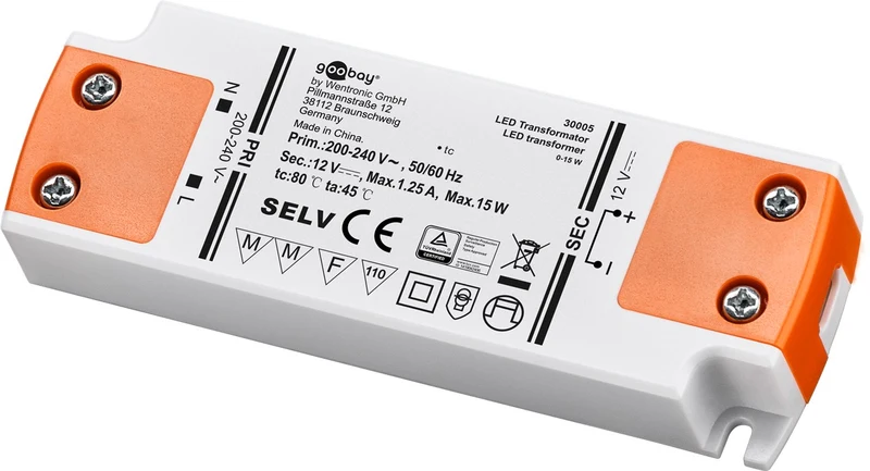 LED-Trafo 12 V (DC), 15 W