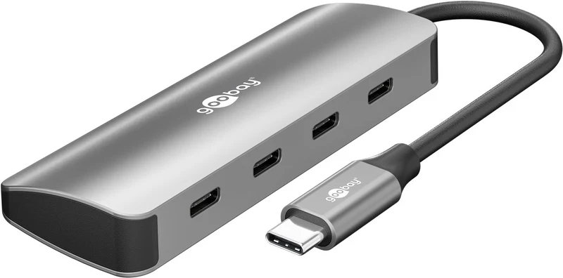 Slim 4-Port USB-Hub, USB-C™ auf USB-C™, 10 Gbit/s