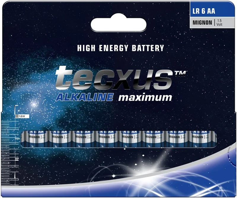 5er-Set rote LED-Echtwachs-Stabkerzen, inkl. Fernbedienung und 10x AA (LR6)