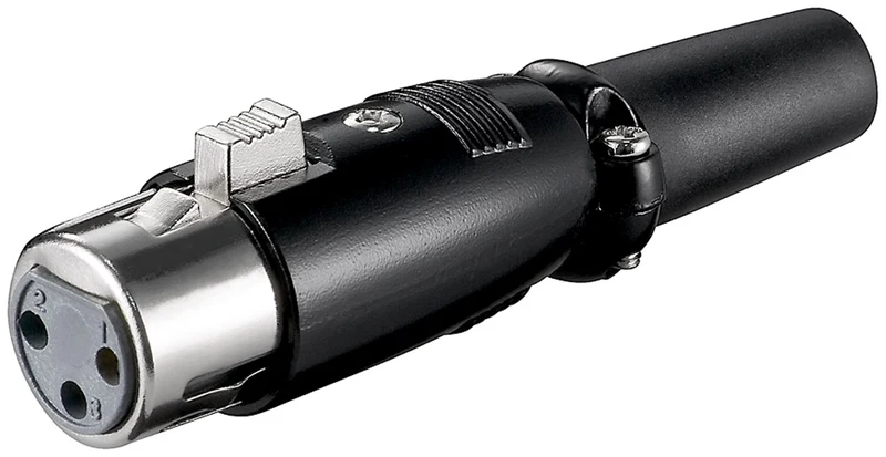 Mikrofonkupplung, XLR-Buchse (3-Pin)