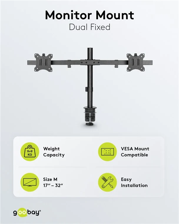 Doppel-Monitorhalterung Fix