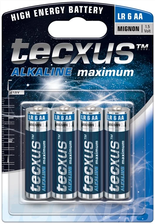 LR6/AA (Mignon) Batterie, 4 Stk. Blister